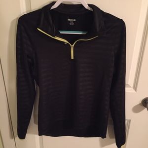 Black Reebok Quarter Zip Size Medium